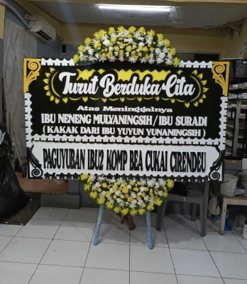 Papan Bunga di Grogol Cilegon